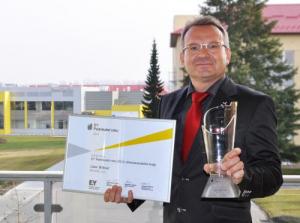 Bioveta a.s. Direktörü Libor Bittner, Güney Moravian Bölgesi için 2013 Yılın Girişimcisi ödülünü kazandı