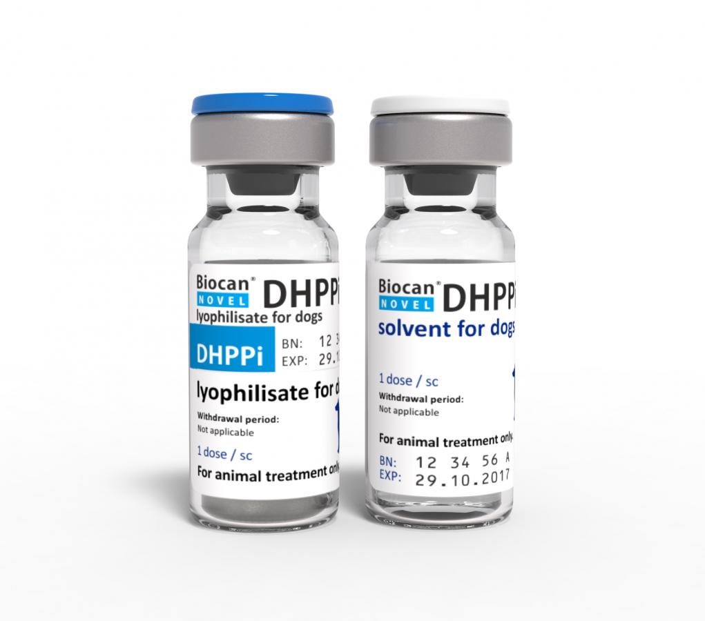 Biocan Novel DHPPi Köpekler için enjeksiyon süspansiyonu için liyofilizat ve solvent 