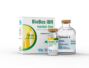 BioBos IBR marker live lyofilizát a rozpouštědlo pro suspenzi pro skot