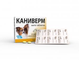 КАНИВЕРМ мите таблетки